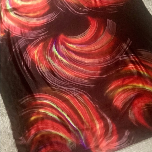 Extra large silk scarf/shawl. Glowing colours. Northern Lights - Picture 4 of 10